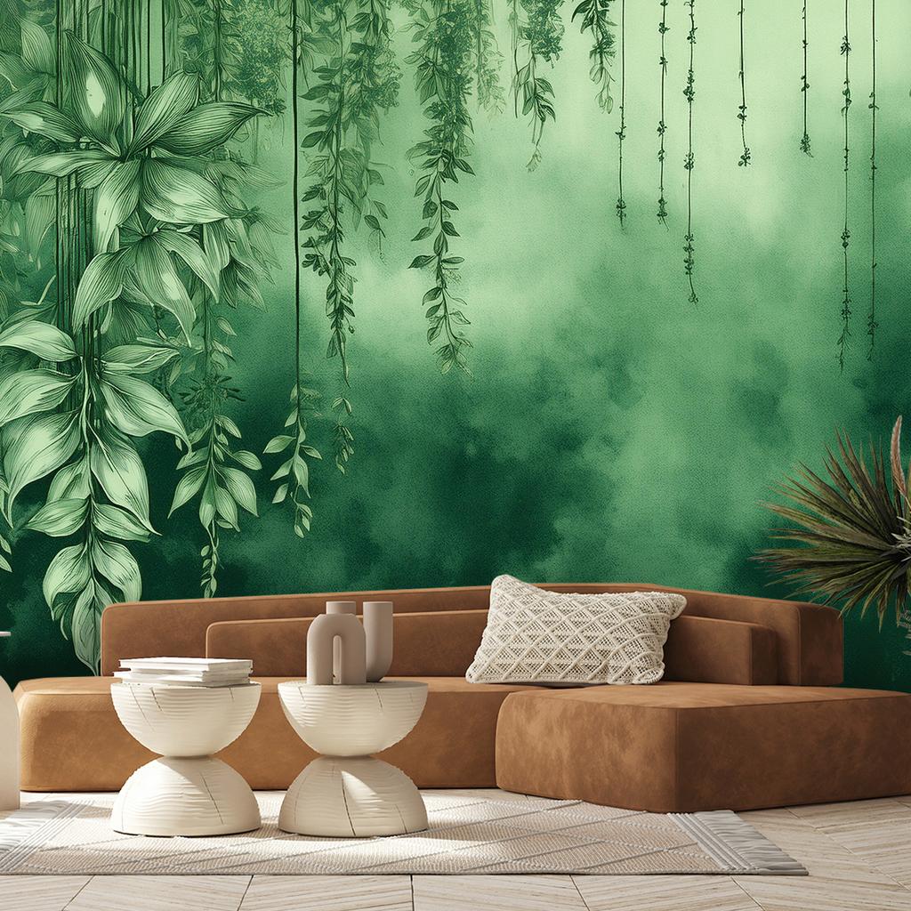 Wallpaper Flowers Botany Green