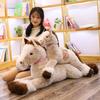 Brown Horse Animal Plush Toys Cute Cartoon Short Gift Children Bedroom Doll