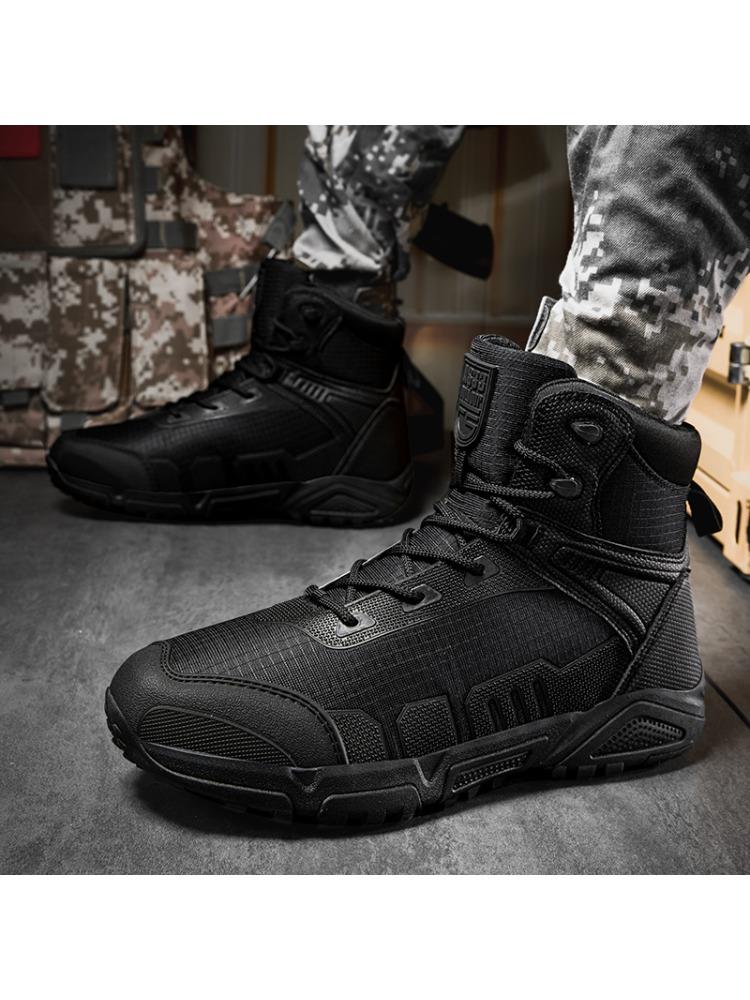 Дышащие тактические ботинки, тренировочные боевые ботинки для походов на открытом воздухе для сил специального назначения, высокие тактические ботинки