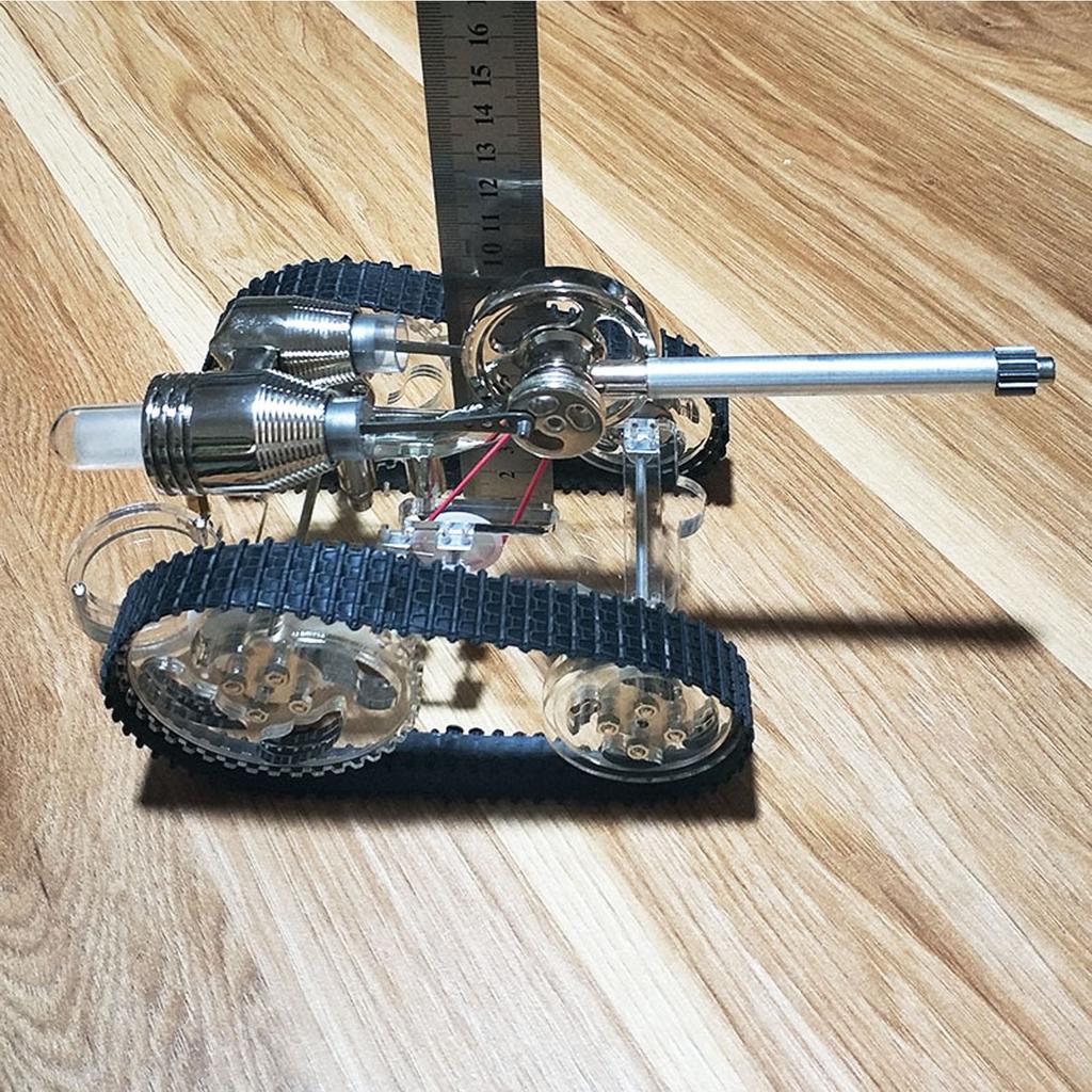 Stirling Engine Model Kit Novel Interesting Tank Car Shape Stirling Scientific Physical Model for Le