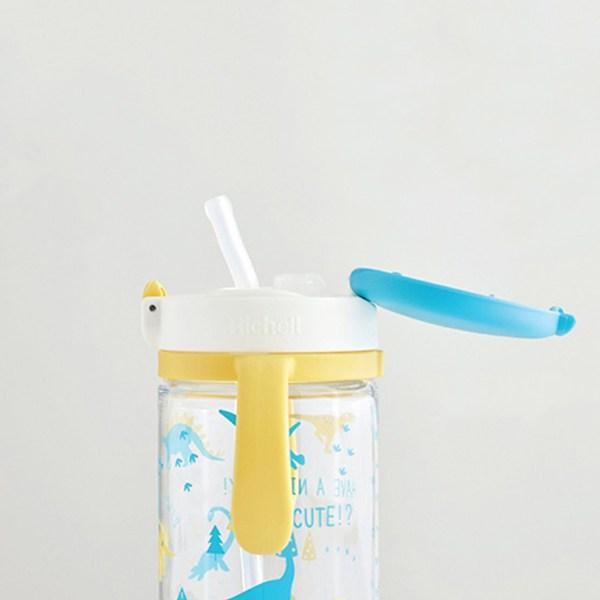 Richell детская нижняя крышка AQ соломенная чашка 320мл, бирюзовый, 1 шт.