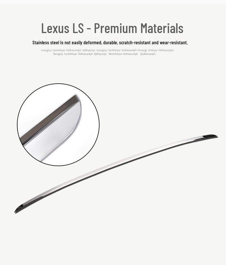 2018-2025 Lexus LS500h Отделка задней двери и багажника Нержавеющая сталь Мод.