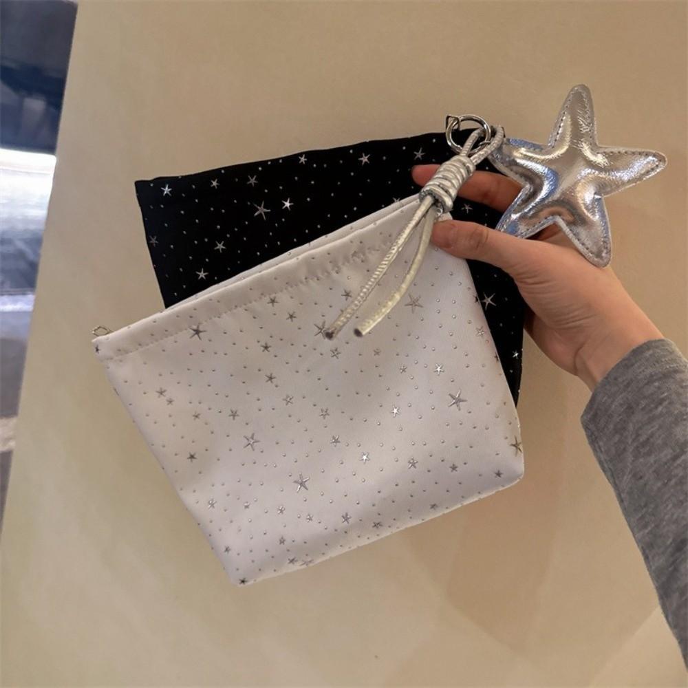 New Starry Design Makeup Bag Large Capacity Simple Fresh Cosmetic Pouch Handbag Travel Organizer
