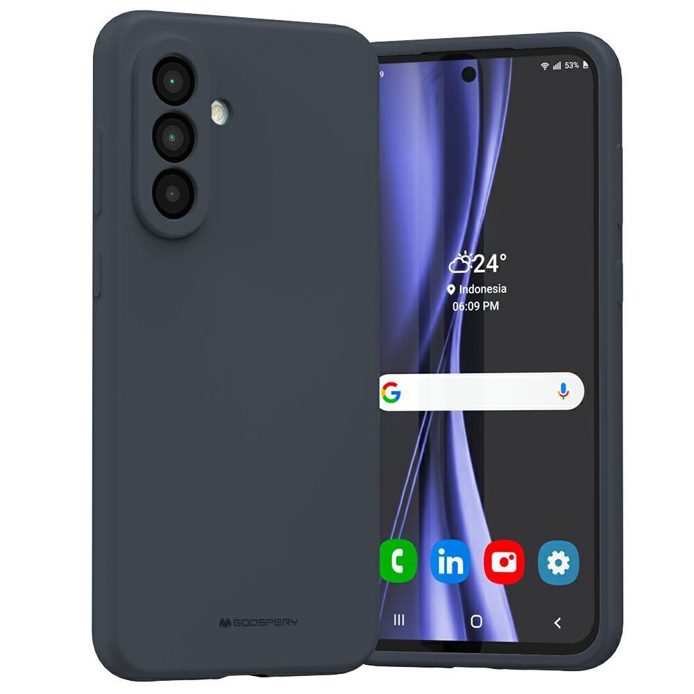 Etui Mercury Silicone do Samsung Galaxy A36 granatowy