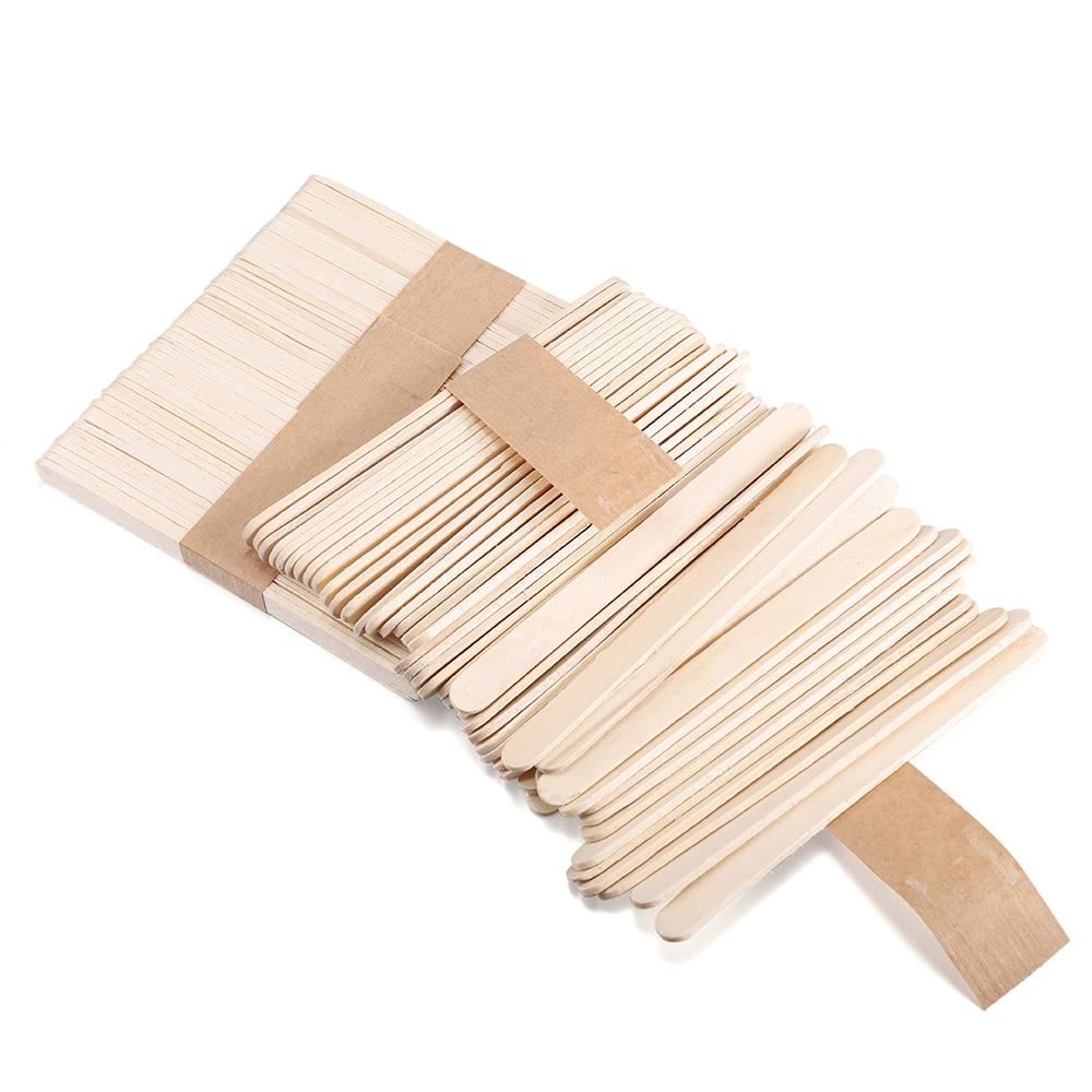 50-150Pcs Wooden Stirring Stick For Epoxy Resin Mold Popsicle Ice Cream Sticks Jewelry Making Handmade Craft Tools Supplies