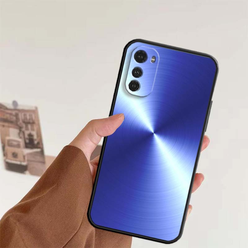 Цветной светящийся узор 'Искусство' Для Motorola G85 Edge 50 G24 G35 G14 G04 40 G72 G34 G G54 G13 G32 5G Черный чехол для телефона
