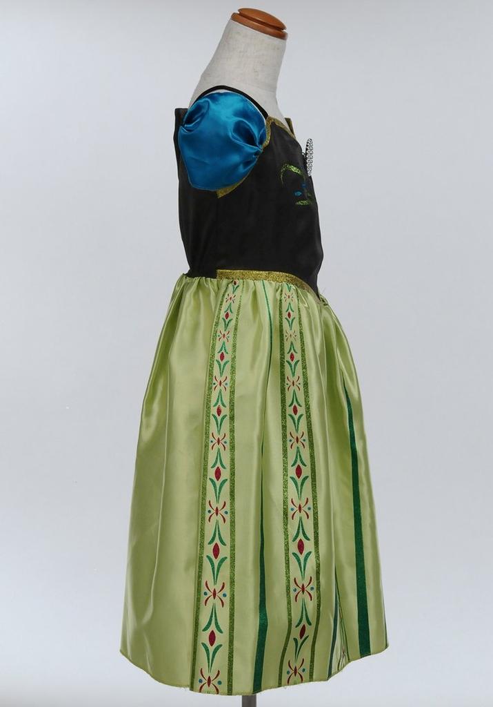 Domestic Disney Frozen Stylish Dress Anna Coronation Collection [Authentic Product] 100cm-110cm