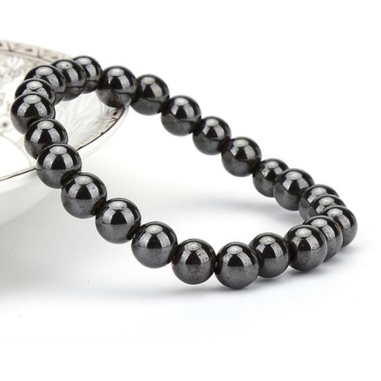 4 шт./компл. пара браслетов в ассортименте, бусины 8 мм, круглые камни, натуральные эластичные снятие стресса для мужчин и женщин