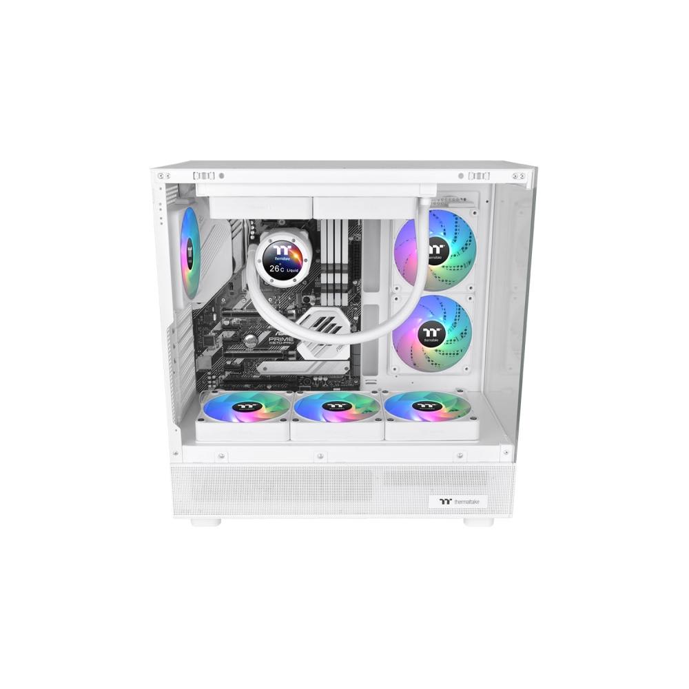 Thermaltake CT140 EX ARGB 140 мм вентилятор для корпуса ПК, комплект из 3 вентиляторов, белый CL-F191-PL14SW-A FN2296