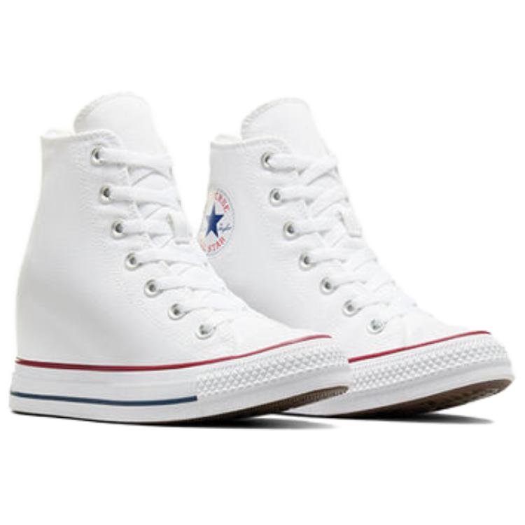 Кеды на платформе Chuck Taylor All Star Wmns Converse с танкеткой, высокие 'Белый Красный Синий' Женские A11908C