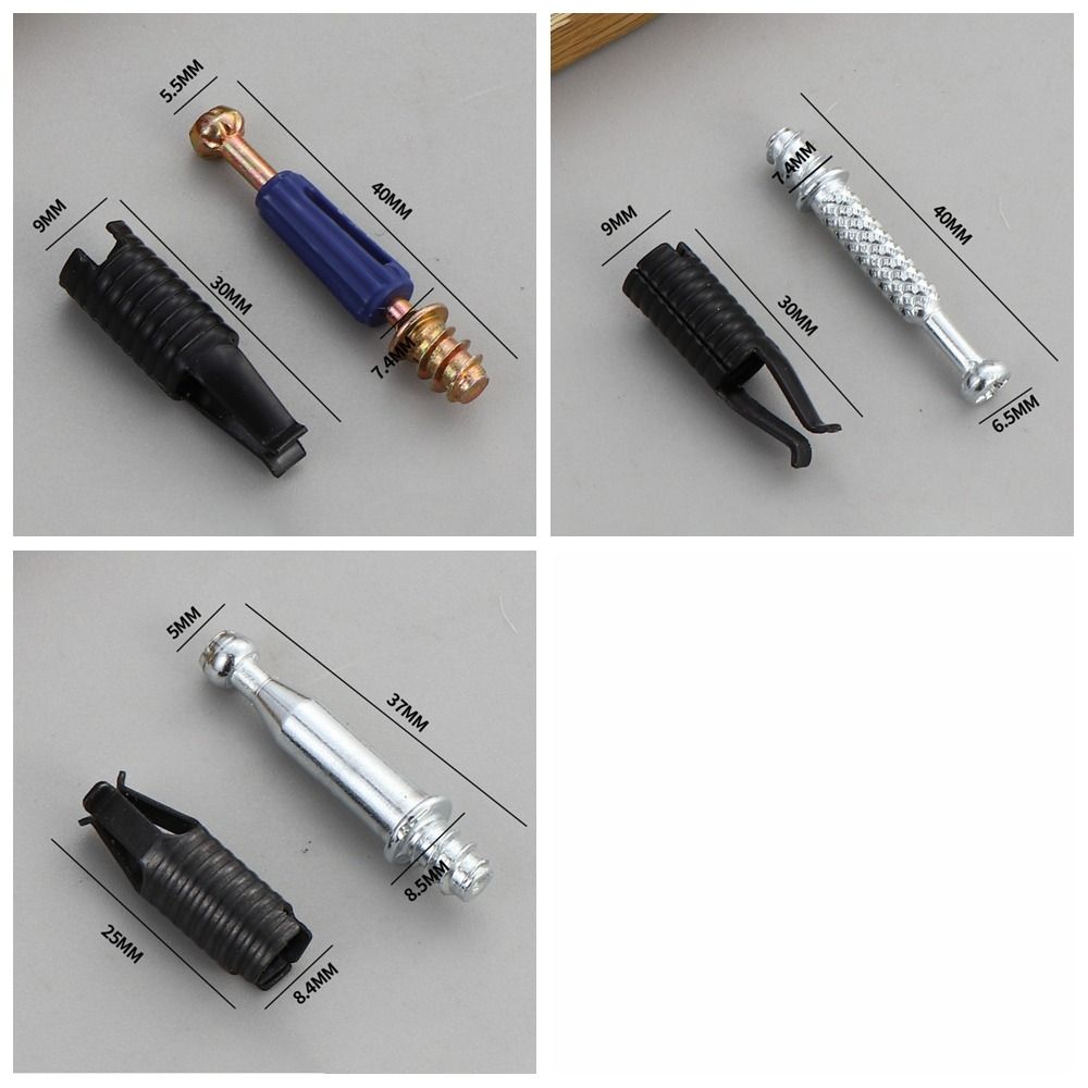 50 шт. Эксцентриковые колеса Комплект для соединения мебели Фиксатор боковой гайки Винт Гайка Соединители Фиксатор соединения 2-в-1 Болт