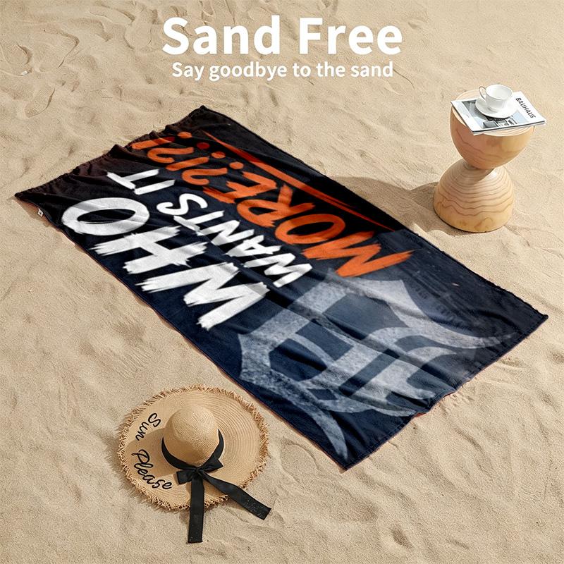 Detroit Tigers Beach towels also serve as bath towels summer essential a musthave for the outdoors the beach and the pool