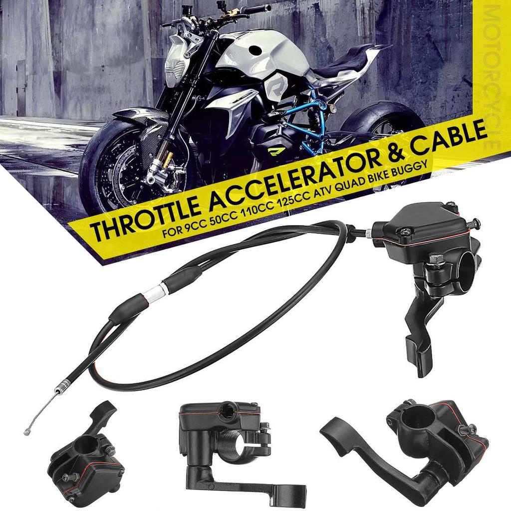 Для квадроцикла 9cc 50cc 110cc 125cc ATV, квадроцикла, багги, большого пальца, дроссельной заслонки, акселератора и рычага, контроллера, троса дроссельной заслонки в сборе