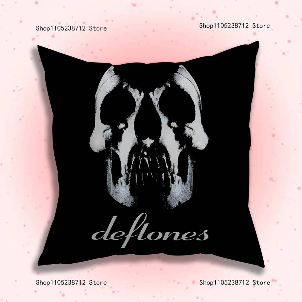 Ретро Полосы D-Deftones Наволочки Мультяшные Декоративные Для Дивана Дома Двусторонняя Печать Короткий Плюш Милая Наволочка