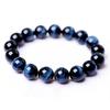 Brightness Uneven Gifting Women 1PC Bracelet 10mm Gift Natural Blue Tiger Eye Stone Elegant 6MM Suitable for Casual Wear Men Handmade