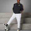 adidas Повседневная мужская куртка на молнии с длинным рукавом и полосатым воротником, черная IP1607