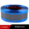 Car Stickers Anti Scratch Door Sill Protector Rubber Strip Carbon Fiber Car Threshold Protection Bumper Film Sticker Styling