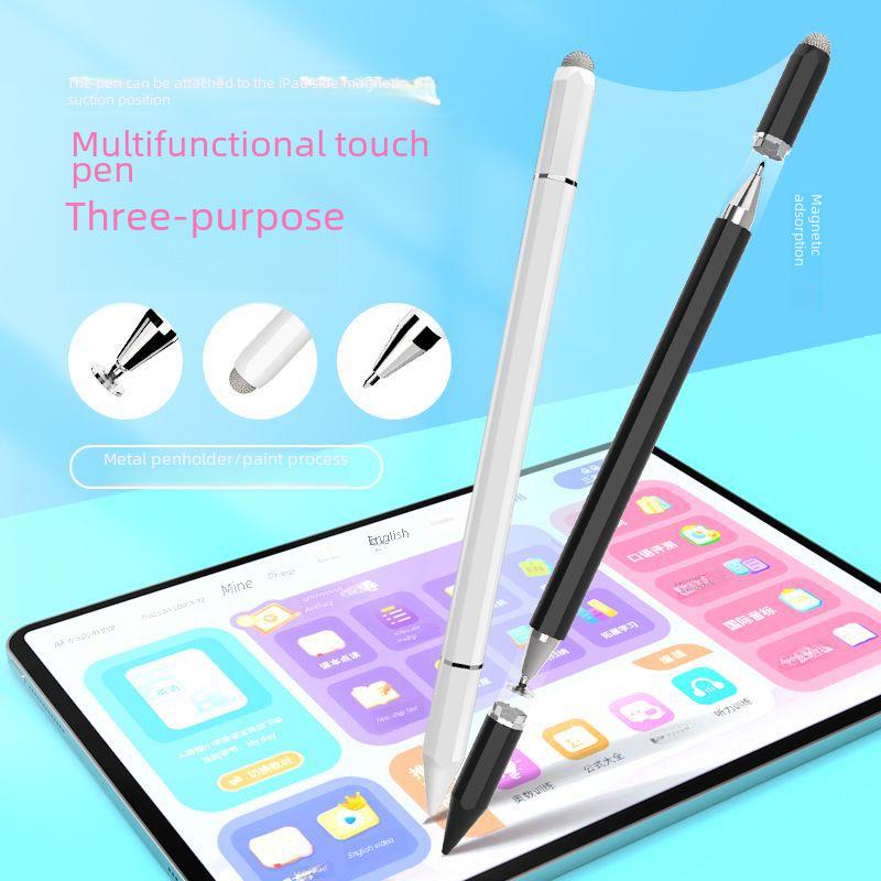 Magnetic Multi-Function Metal Stylus for Touch Screens (Apple & Huawei Compatible)