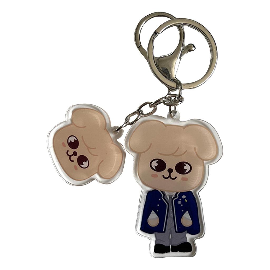 Cartoon Keychain Merchandise, Animal Keychain, Acrylic Bag Jewelry Accessories Key Ring