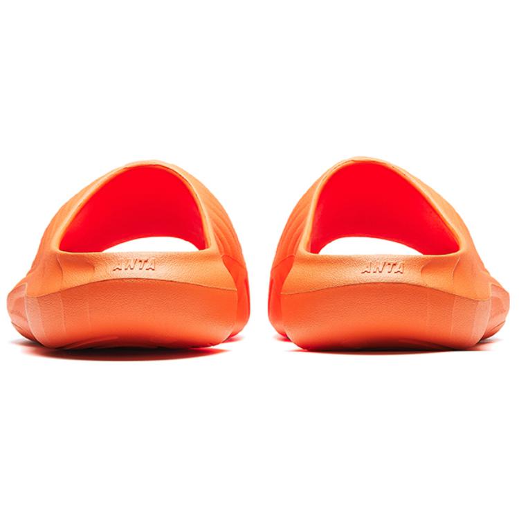 Anta Lightweight Comfortable Non-Slip Slide Sandals Men Footwear Bright-Orange 912428538-3