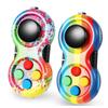 Контроллер Fidget Pad Игровой Кликер СДВГ Аутизм Сенсорные Образовательные Игрушки Подарки от Стресса Тревоги EDC Крутые Гаджеты Взрослые Дети