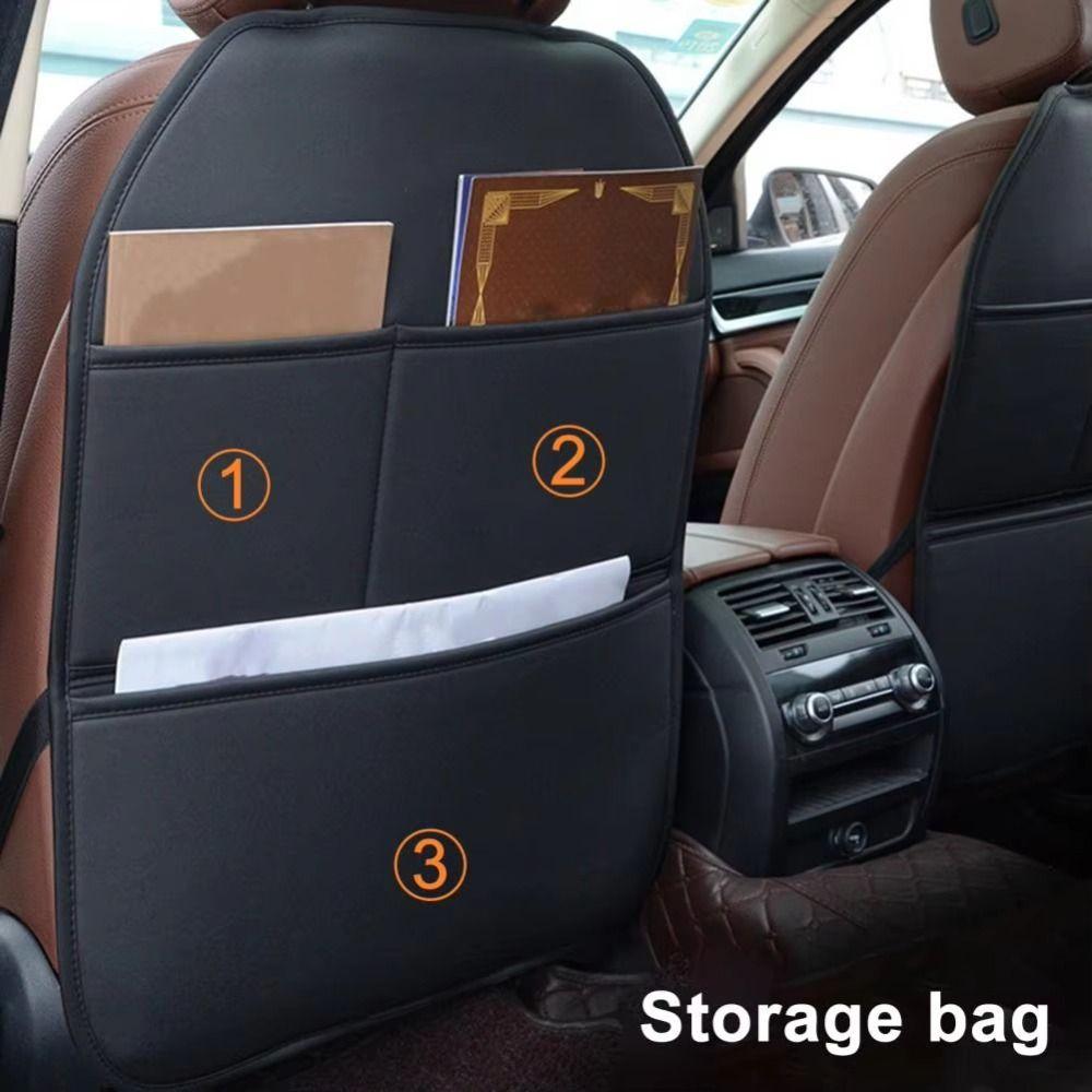 Waterproof Car Seat Backrest Protector Anti Slip Backrest Anti-kick Mat Children's Back Seat