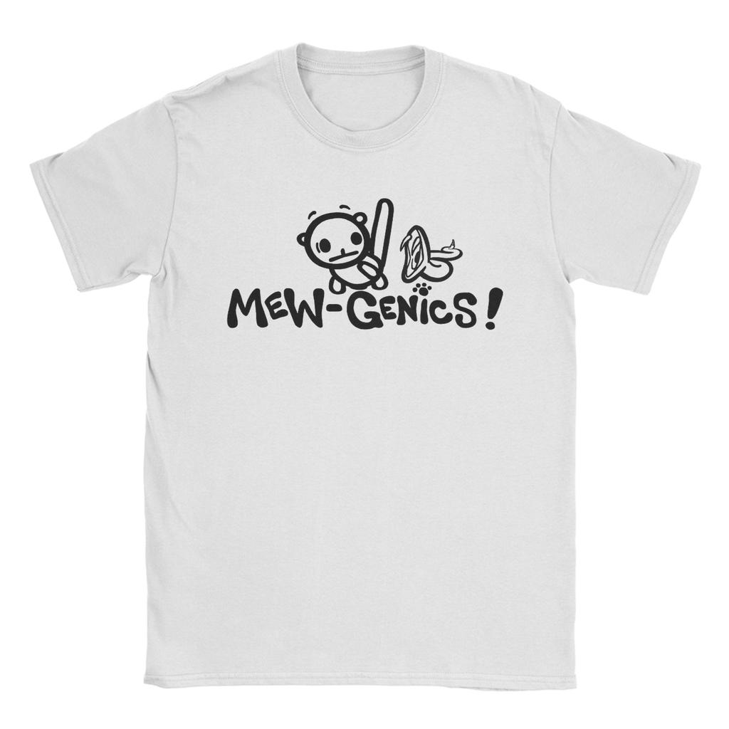 Mewgenics Characters Cat Game TShirts for Unisex  Novelty Cotton Tee Shirt Round Collar Short Sleeve T Shirt Summer Clothes