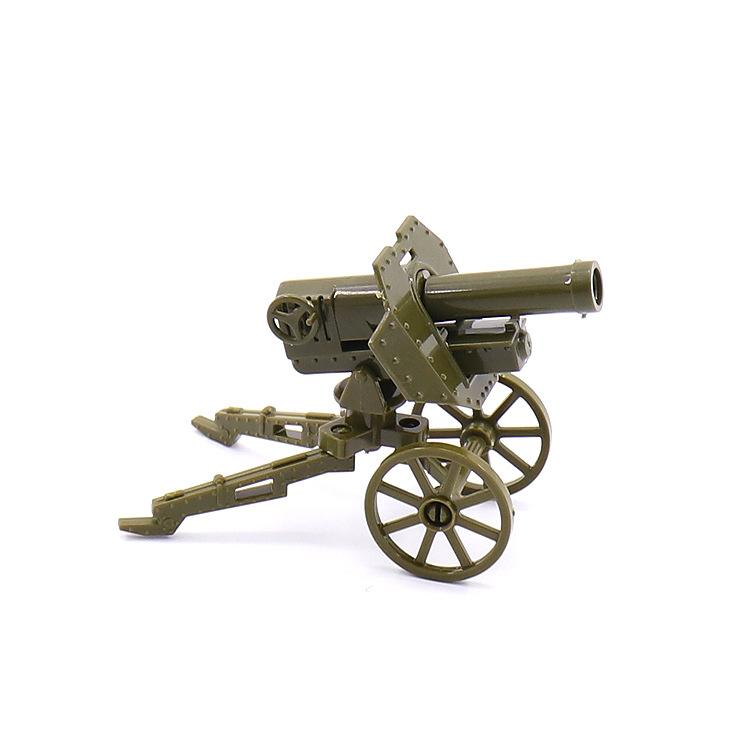 Нетоксичные 25/50/100 шт. Вторая мировая война Военные Армия Полиция Солдат Swat Оружие Пушка Строительные Блоки Фигурка Moc Аксессуары Модельные Кирпичики DIY Игрушка