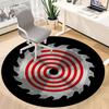 1pc Saw Blade Chainsaw Office Round Area Rug, Under Office Chairs Bedroom Living Room Home Decor, Room Deco, Available in Various Sizes