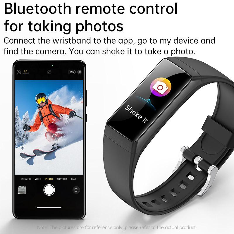 SACOSDING Sports Wristband With HD Screen Waterproof Sleep Heart Rate Monitoring  Step Counting Sports and Health Smart Wristband