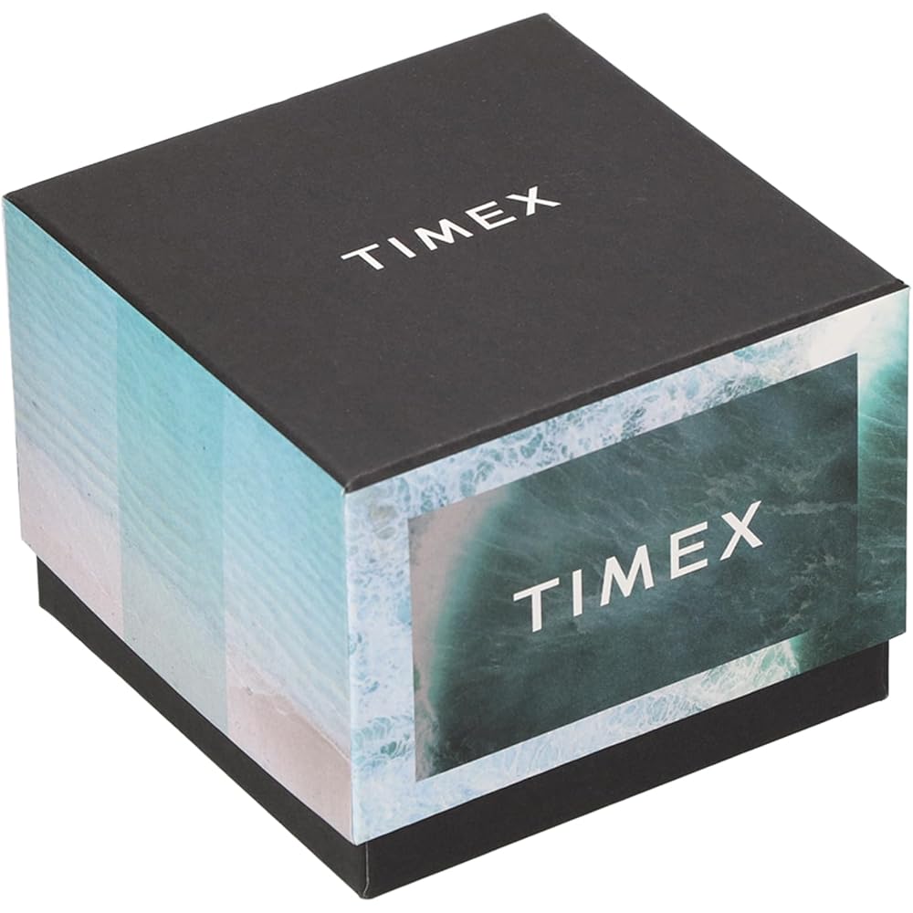 Мужские часы TIMEX Legacy Ocean, Фиолетовый циферблат, Переработанный пластик, Минеральное стекло, Кварцевый механизм, Филиппинский бренд, TW2V77300, Фиолетовый [Параллельный импорт]