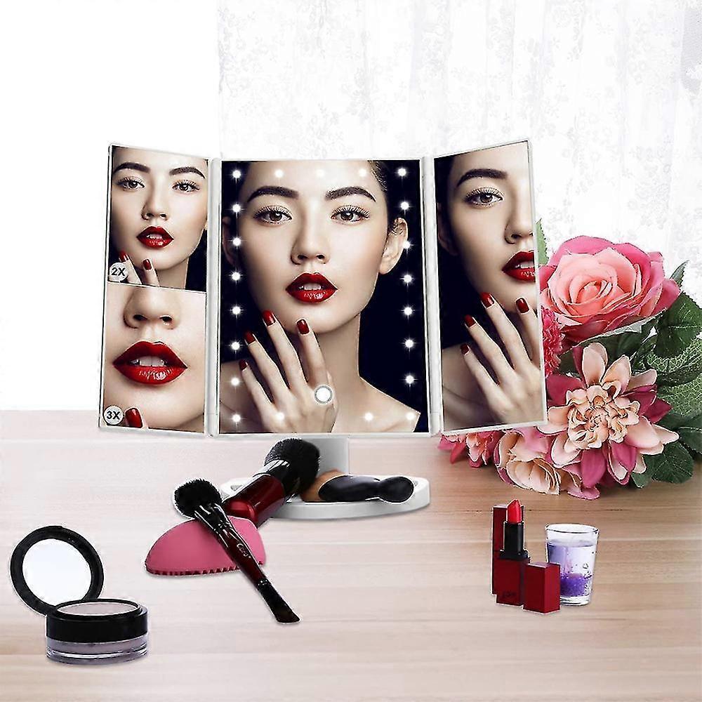 Makeup Mirror With Lights 22 Led Vanity Mirror With 2x/3x Magnification