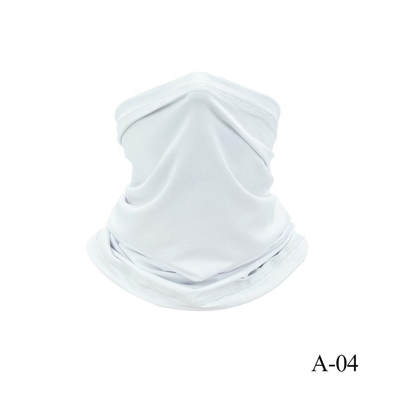 Защита от ультрафиолета Ice Silk Face Cover Neck Tube Outdoor Sports Bandana Scarf Дышащий шарф для пешего туризма Neck Gaiter Bandana