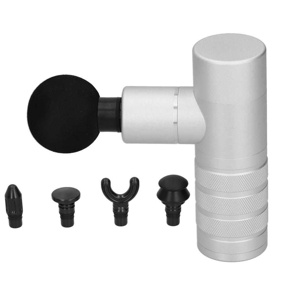 Мини-массажер для фасции из алюминиевого сплава с электрической вибрацией, многофункциональный массаж с зарядкой через USB