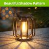 Solar Lantern Led Light Garden Lights Outdoor Waterproof Sensor Lamps Warm White Retro Iron Art Vintage Yard Decoraiton Lighting