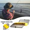 Double-Sided Folio Box Double-Layer Fish Hook Accessories Storage Box Portable Outdoor Fishing Bait Box