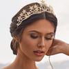 Bride's Star Shaped Hair Crown Headwear Retro Birthday Dinner Crown Dress Accessories Main Wedding Dress Bride's Hair Accessory