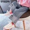 Girls' Jeans for Spring and Autumn Wide Legs Pant Spring Style Children's Clothing Pants