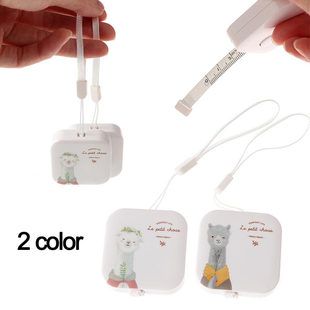 Новая креативная ткань для изготовления выдвижной ленты для диеты, милая швейная измерительная линейка, рулетка с альпакой