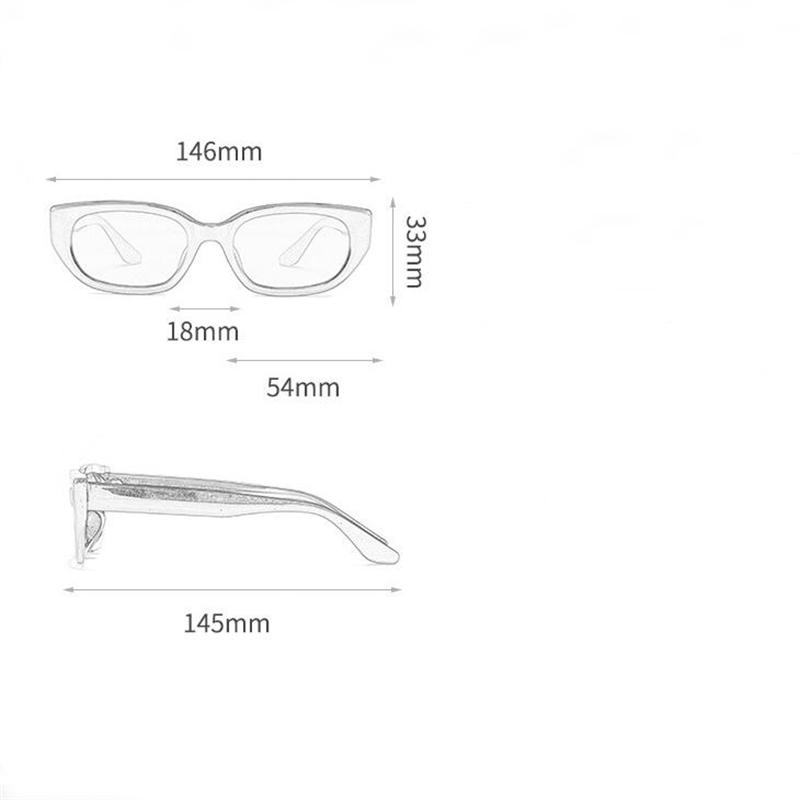 Cat Eye Myopia Sunglasses With Degree Women Men Anti-Glare Shortsighted Prescription Glasses Diopter 0 -0.5 -0.75 To -6.0