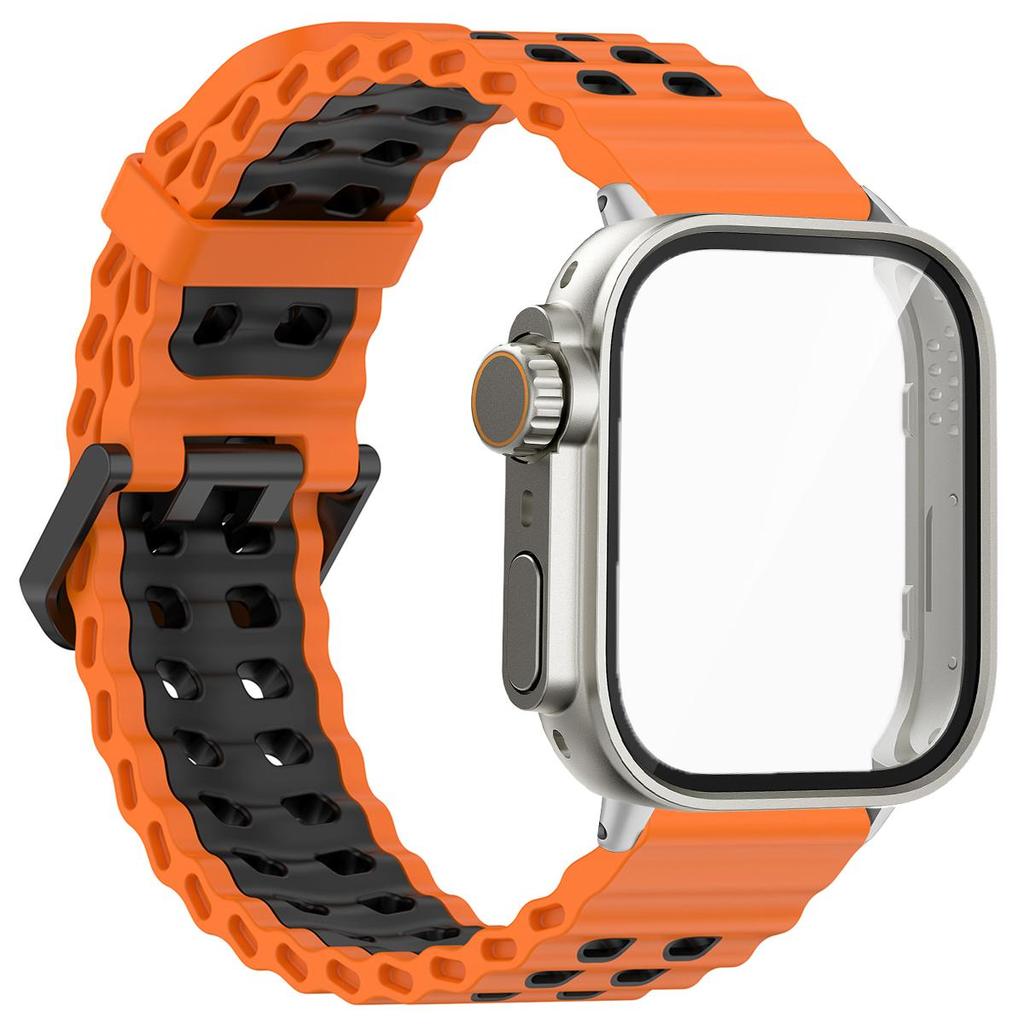 Морской ремешок+ПК чехол для Huawei Watch Fit4 4 Pro Двухцветный ремешок Ghange To Ultra Чехол для Huawei Fit 3 Аксессуары для умных часов