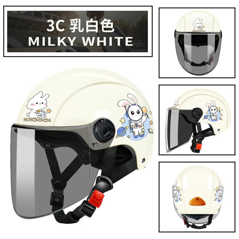 Electric battery car men and women summer sunscreen half helmet four seasons universal motorcycle helmet