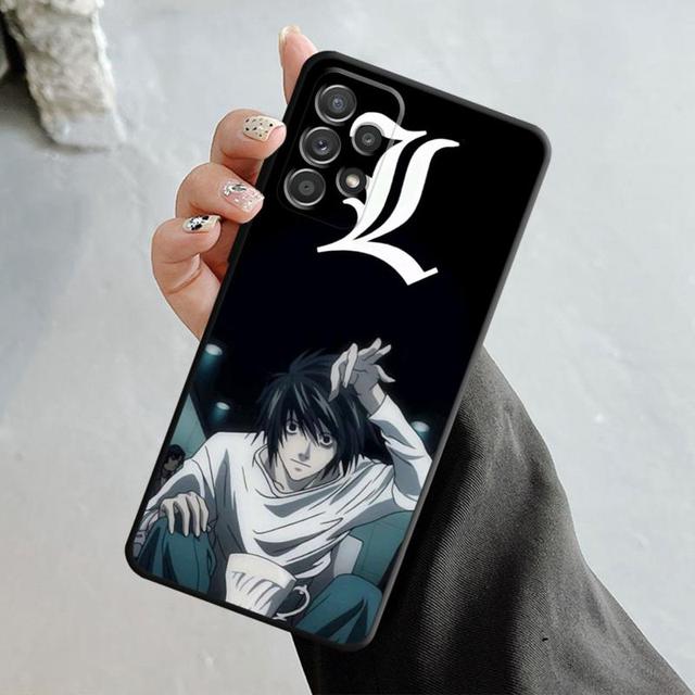 Чехол с рисунком аниме Death Note L Light для Samsung Galaxy A14 A73 A53 A71 A51 A31 A33 A22 A12 A21s A13 A32 A52s A72 A52 A23