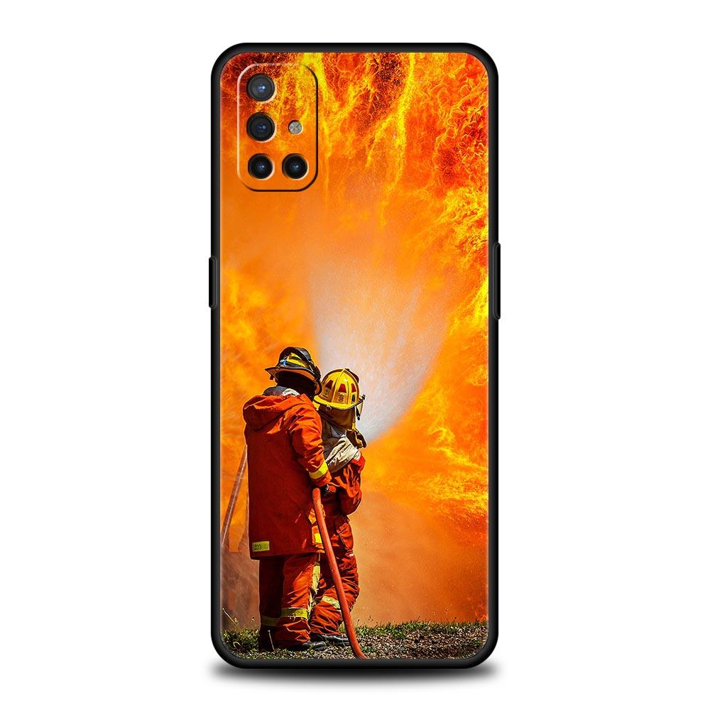 Чехол для телефона Firefighter Heroes Fireman для OnePlus 10 9 8 7 7T Pro 9RT 9R 8T Nord N100 N200 N10 CE 2 5G Z, мягкий черный чехол