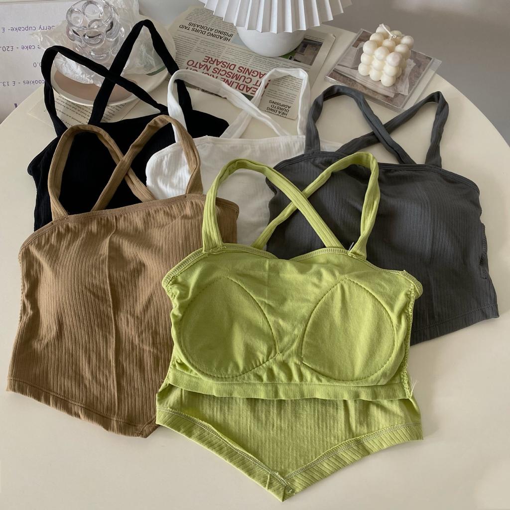 Новый дизайн Sense Niche Outside Wearing Unique Chic Spice Girl с безрукавным крестом Beautiful Back Halter Vest для женщин