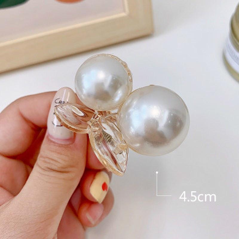1 шт. Корейский стиль Прозрачный Жемчужный Зажим для Волос Элегантные Зажимы для Волос Заколки для Девочек Женские Аксессуары для Волос Заколки Зажим для Волос