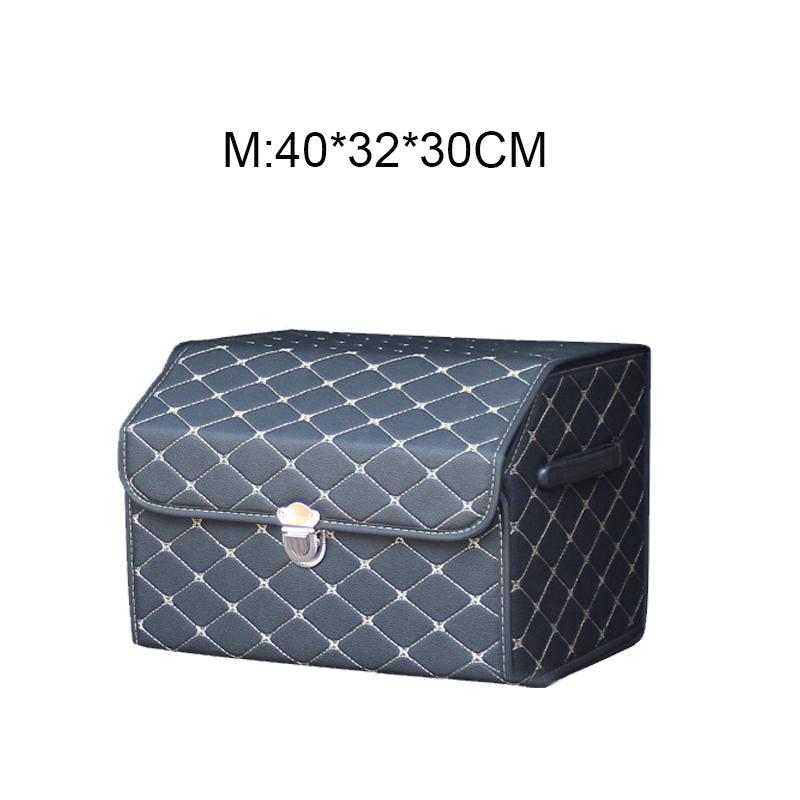Складной Автомобильный Органайзер-Коробка Для Хранения С Крышкой - Портативные Многоцелевые Автомобильные Ящики Для Багажника Для Покупок, Кемпинга, Пикника, Водонепроницаемая Сумка