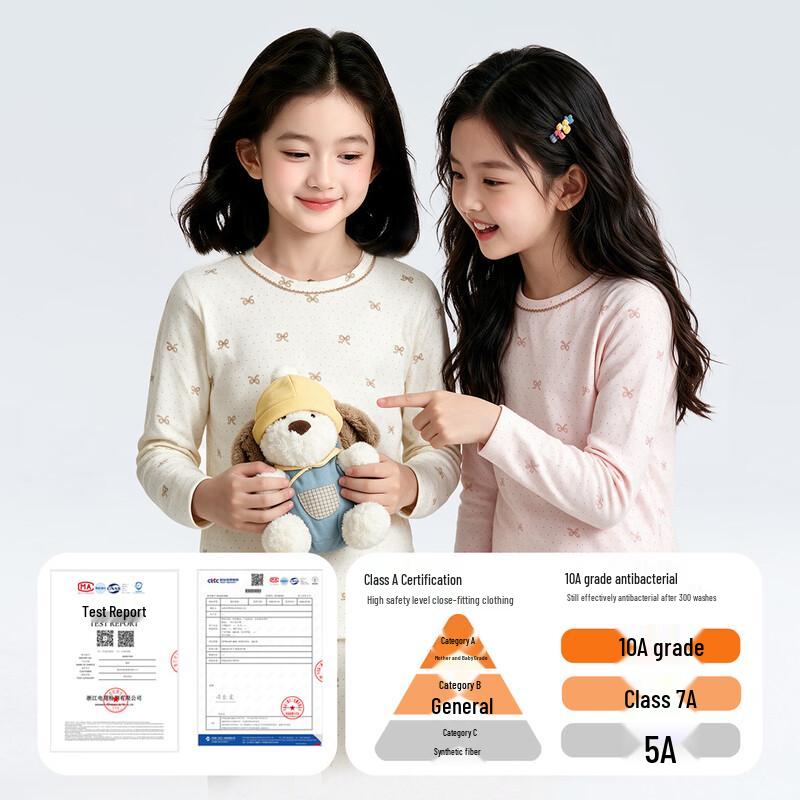 Tutuxiang Children's Antibacterial Thermal Underwear Set