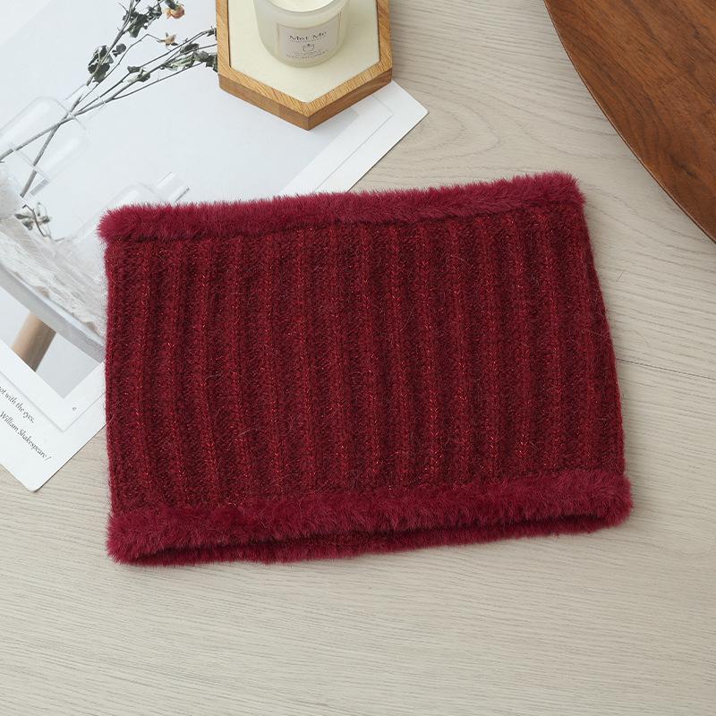 Осенне-зимние шапки для женщин Модная и универсальная плюшевая шапка Уличная повседневная ветрозащитная шерстяная шапка Может шарф Теплый костюм