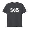 Винтажная футболка 90-х SOB Редкая панк-группа Napalm Death Стиль Crust Grindcore винтажная Стиранная Мягкая Растягивающаяся уличная мода